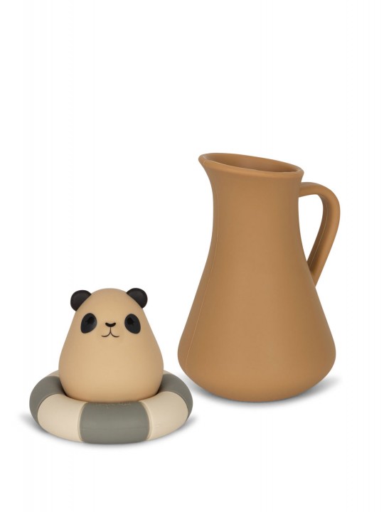 Set de bain | Panda et Carafe amande