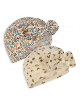 Duo turbans bonnets Bambi | Péonia & Fleurs