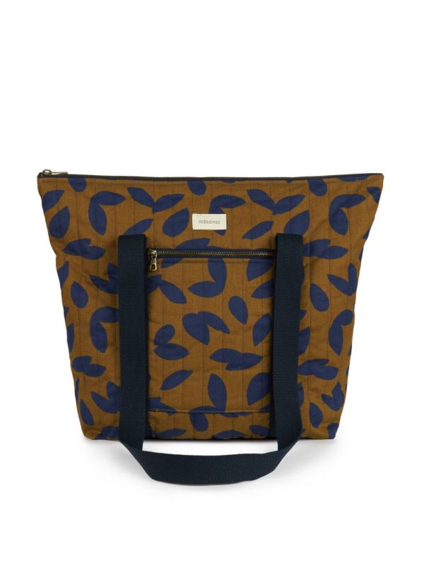 Sac tote bag | Blue Leaves