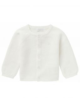 Gilet bébé tricot Naga | Blanc