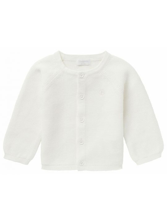 Gilet bébé tricot Naga | Blanc