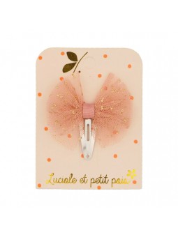 Mini Barrette | Tutu Vieux rose