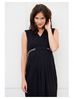 Robe grossesse allaitement Organic | Noir