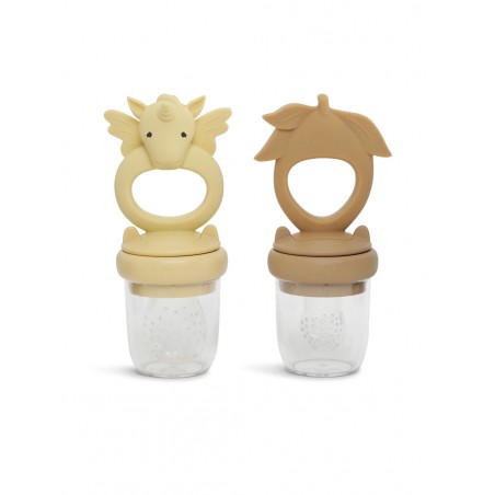 Pack 2 grignoteuses Licorne & Citron | Limonade/Almond