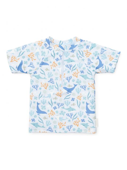 T-shirt manches courtes anti UV | Coral sea