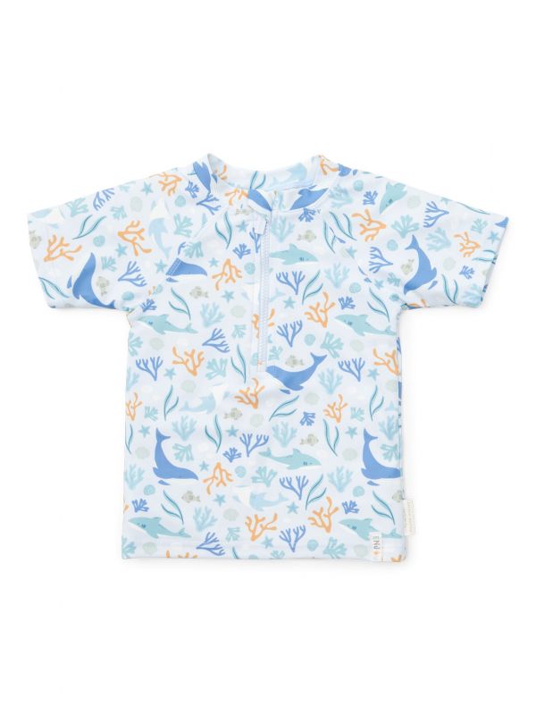 T-shirt manches courtes anti UV | Coral sea