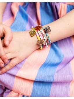 Bracelet Liberty | Betsy berry Verveine & Pretzel multicolore