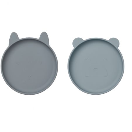 Duo assiettes plates Olivia | Blue mix