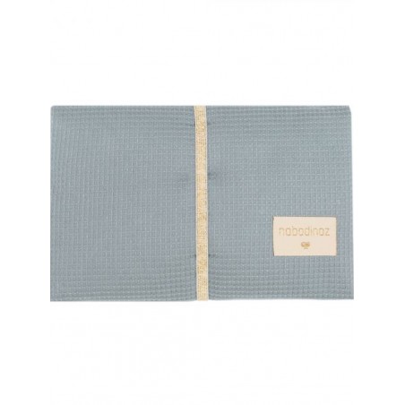 Tapis à langer nomade waterproof Mozart | Stone blue