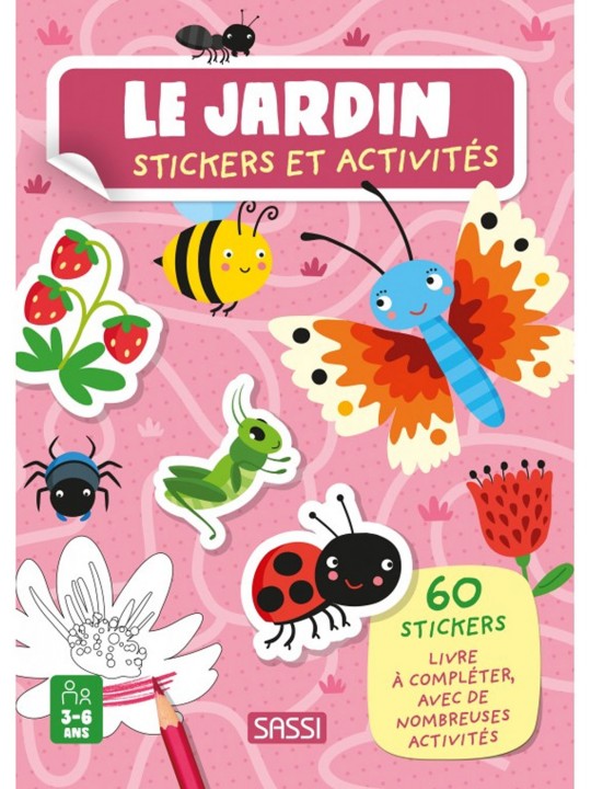 Livre Stickers & Activités | Le Jardin