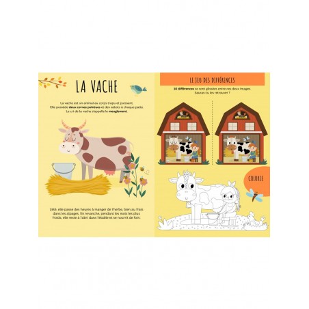 Livre Stickers & Activités | La Ferme