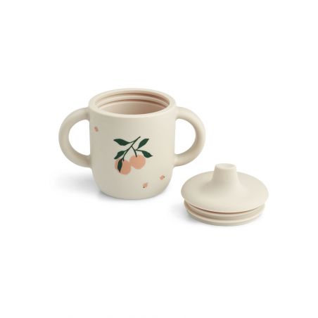 Tasse apprentissage couvercle silicone | Peach