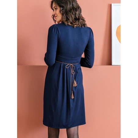 Robe grossesse et allaitement Emy | Midnight