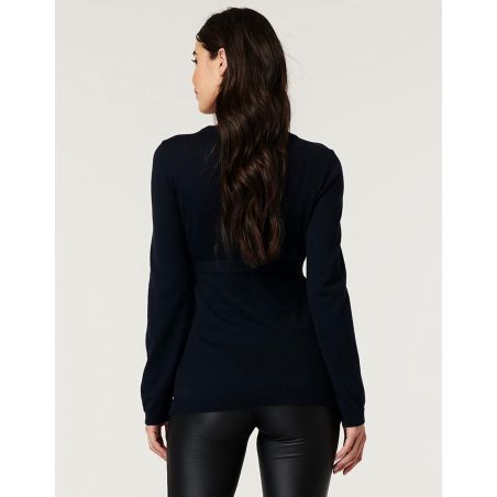 Pull grossesse bleu nuit | Kate