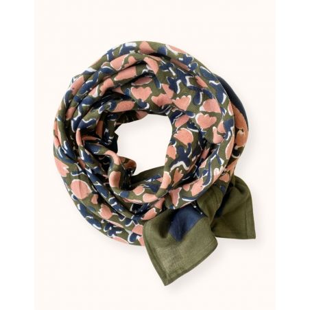 Grand foulard Latika | Tulipe kaki