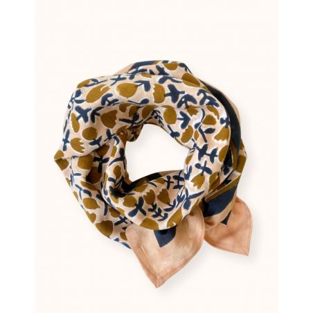 Grand foulard Latika | Tulipe macadamia