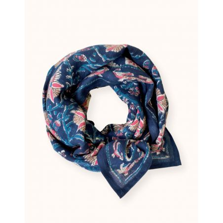 Grand foulard Latika | Bird céleste