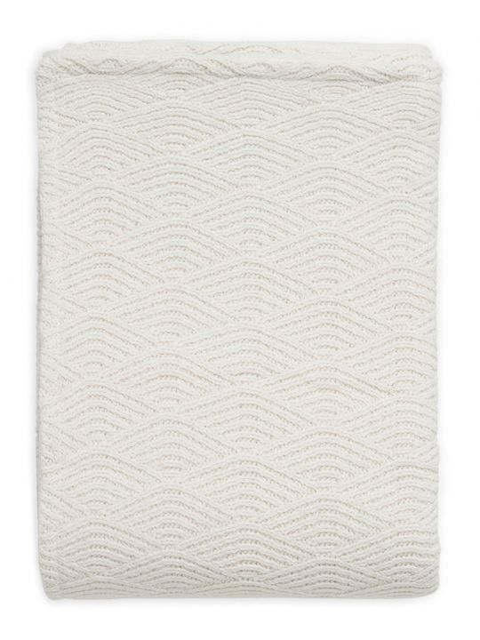 Couverture 100150 cm River | Cream white