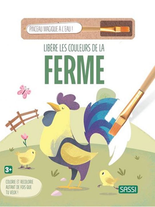 Livre magique | Libère les couleurs de la ferme