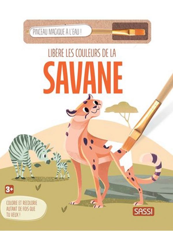 Livre magique | Libère les couleurs de la savane