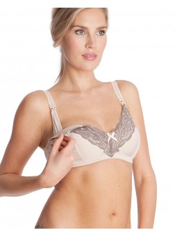 Soutien gorge allaitement rose - St Tropez